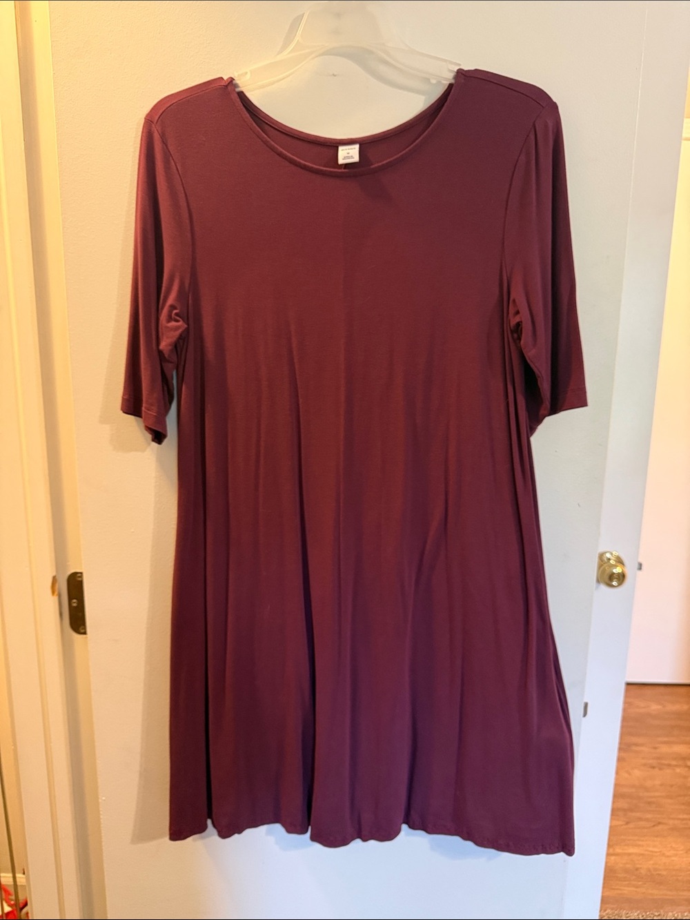 Old Navy Short-Sleeve Swing Tunic - Plum